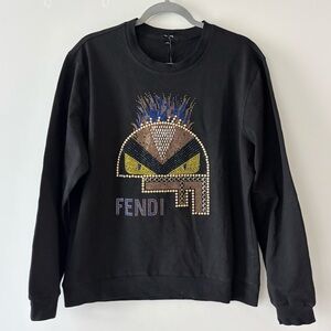 NWT FENDI Crystal Monsters Sweatshirt